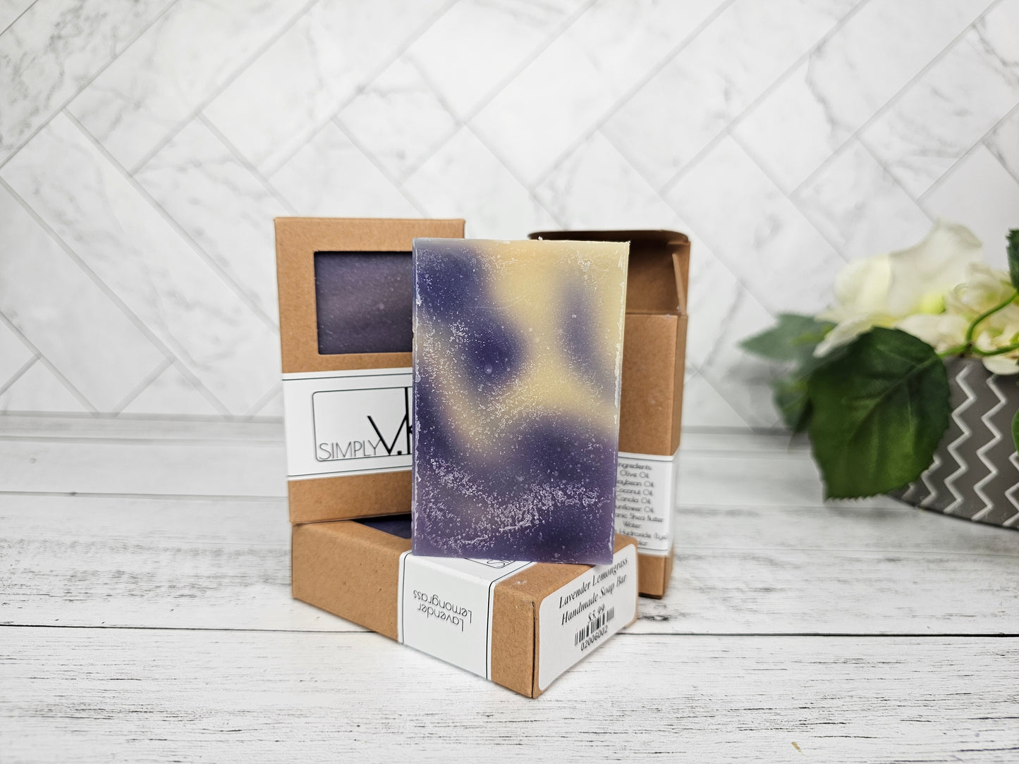 Lavender Lemongrass Cold Process, Handmade Soap