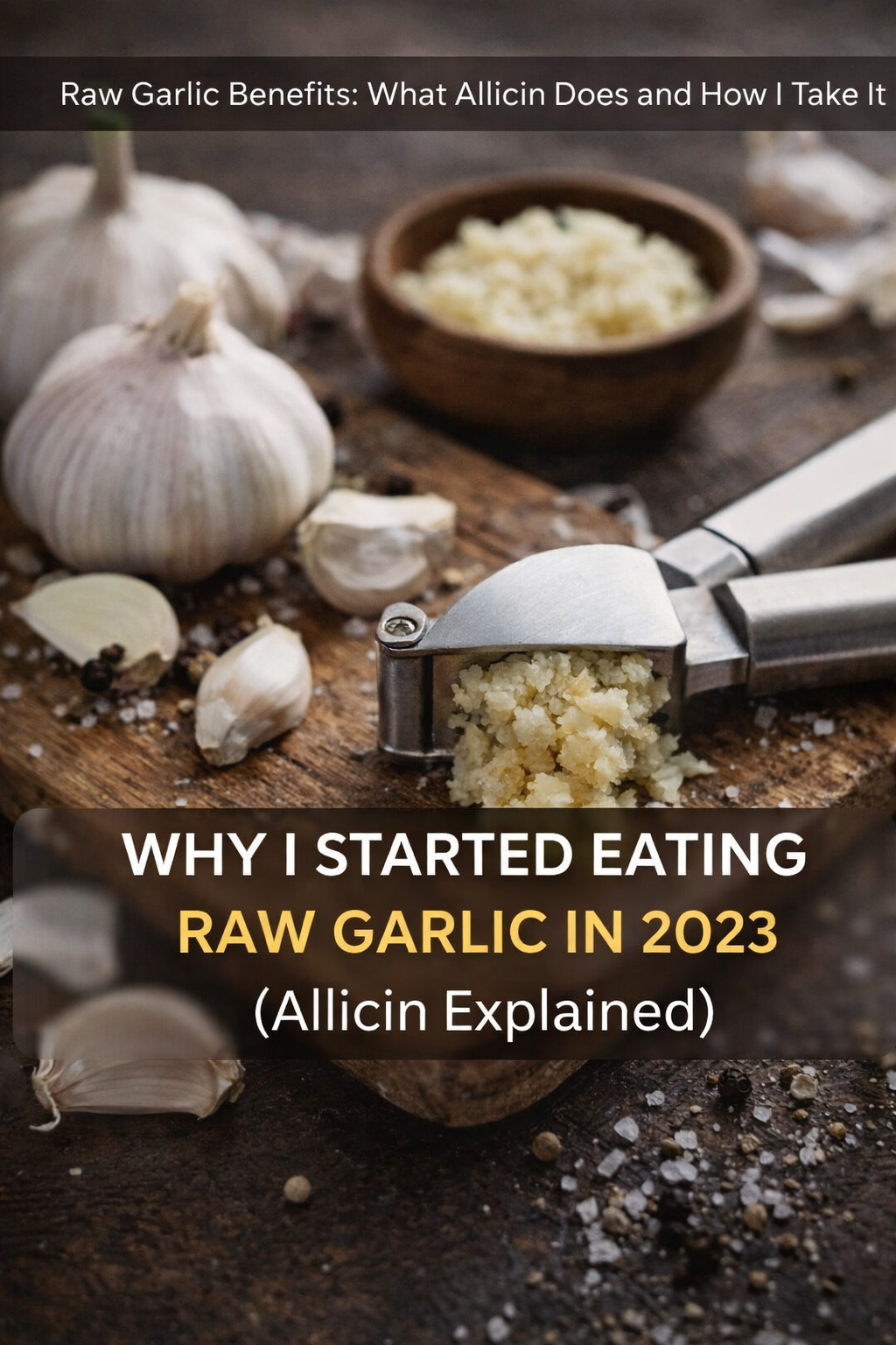 Raw Garlic Benefits: What Allicin Does and How I Take It