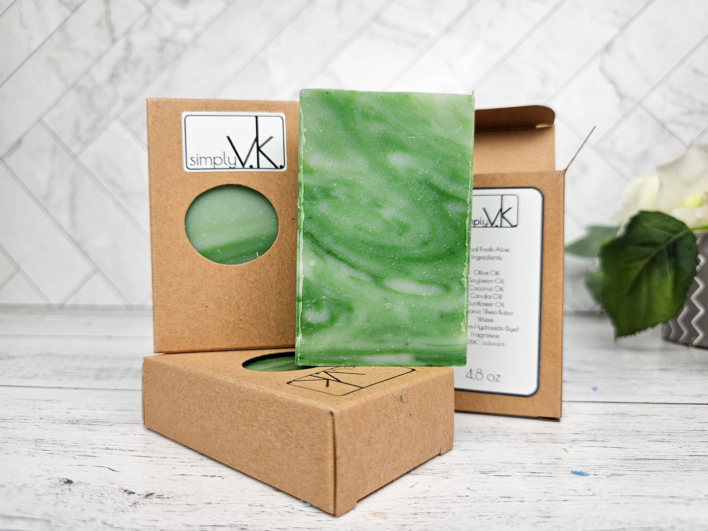 Cool Fresh Aloe  Cold Process, Handmade Soap