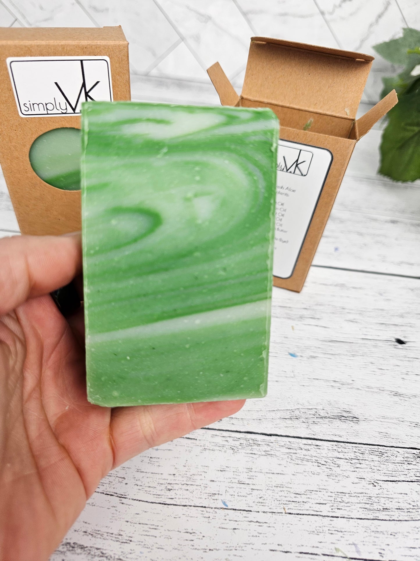 Cool Fresh Aloe  Cold Process, Handmade Soap